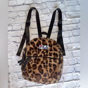 Fila animal print backpack 🐆